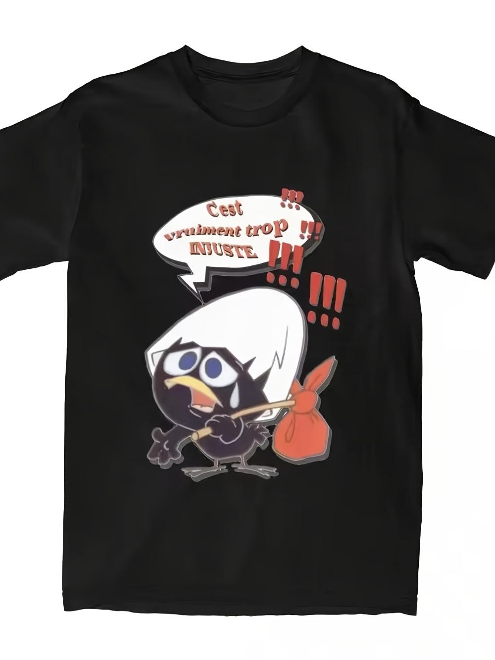 Men S Calimero Cartoon Chicken Graphic Tee Humorous French Phrases and Animal Short-Sleeve Tee Quick-dry Polyester Tee S разноцветный
Men S Calimero Cartoon Chicken Graphic Tee Humorous French Phrases and Animal Short-Sleeve Tee Quick-dry Polyester Tee S разноцветный