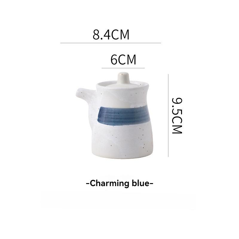 Керамічна пляшка для приправ, соєвий соус, оцет і банка чилі, творчий ресторанний посуд для суші
Керамічна пляшка для приправ, соєвий соус, оцет і банка чилі, творчий ресторанний посуд для суші