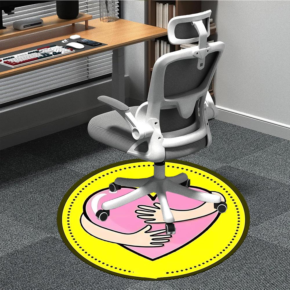 1pc Heart Hug Chair Carpet for Office, Non-slip, Soft and Durable Rug, Perfect for Office, Living Room yy251103171 80cm by 80cm
1pc Heart Hug Chair Carpet for Office, Non-slip, Soft and Durable Rug, Perfect for Office, Living Room yy251103171 80cm by 80cm