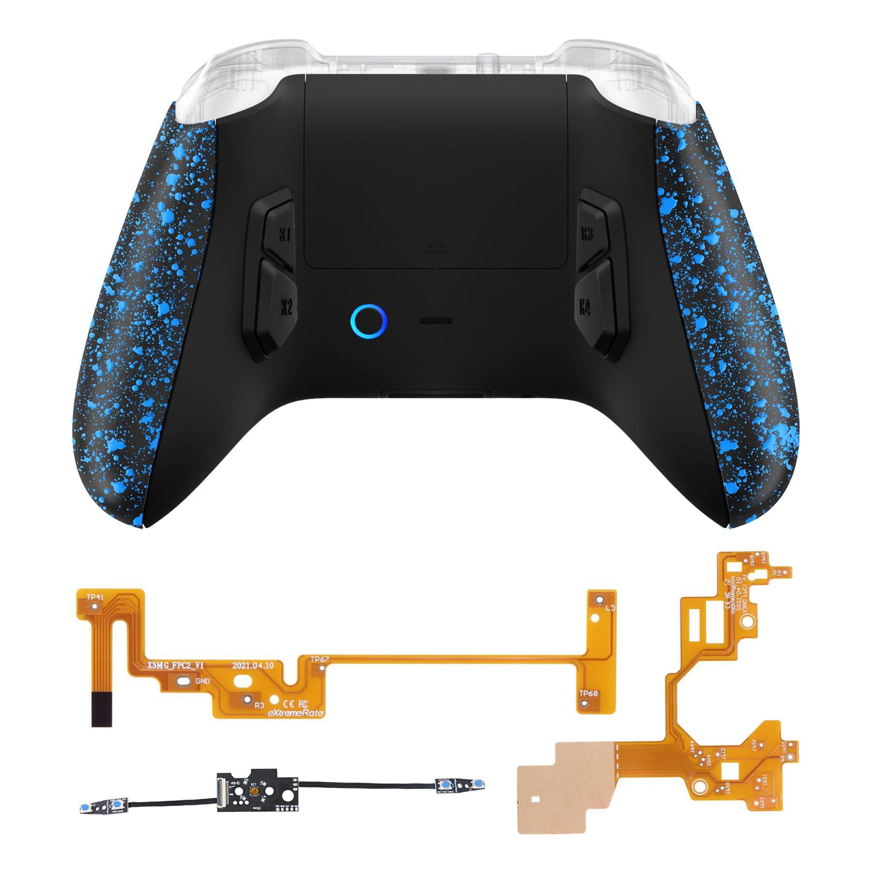 eXtremeRate Textured VICTOR X Remap Kit for Xbox Series 6 Black Redesigned Back Side and 4 Back Buttons S/X, Profiles, Shell, Rails, (Textured Blue)
eXtremeRate Textured VICTOR X Remap Kit for Xbox Series 6 Black Redesigned Back Side and 4 Back Buttons S/X, Profiles, Shell, Rails, (Textured Blue)
