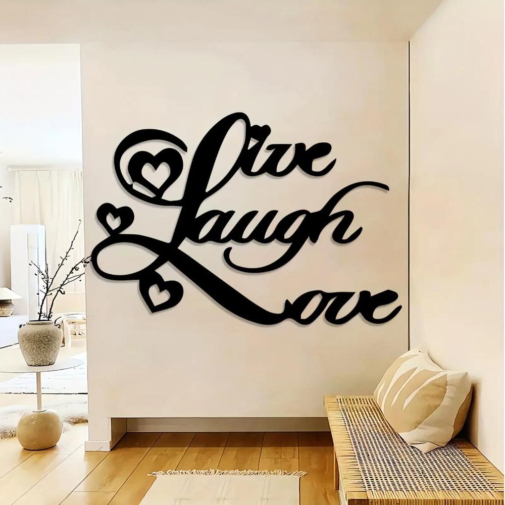 Live Laugh Love Metal Wall Art, Vintage Rustic Iron Decor Heart Accents for Home Office, Inspirational Farmhouse Hanging Ornament L-19.69inch чёрный
Live Laugh Love Metal Wall Art, Vintage Rustic Iron Decor Heart Accents for Home Office, Inspirational Farmhouse Hanging Ornament L-19.69inch чёрный