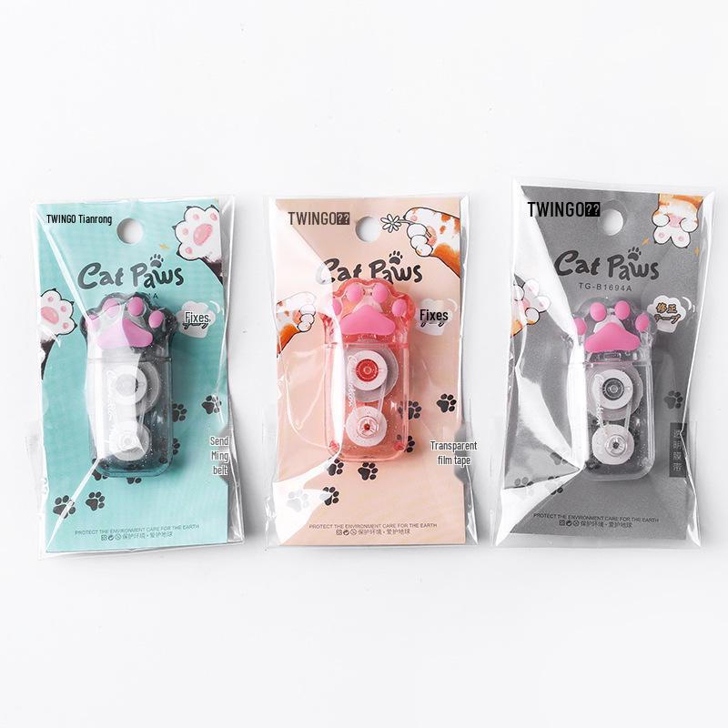 Twingo Cute Cat Paw Correction Tape with Heart Eraser - Popular Girly Design 6m
Twingo Cute Cat Paw Correction Tape with Heart Eraser - Popular Girly Design 6m