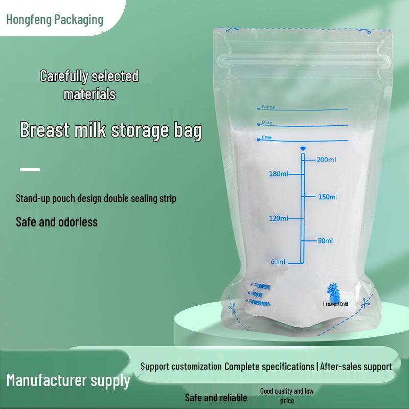 200ml Portable Breast Milk Storage Bags, Frozen & Freshness Preservation, Pack of 30
200ml Portable Breast Milk Storage Bags, Frozen & Freshness Preservation, Pack of 30