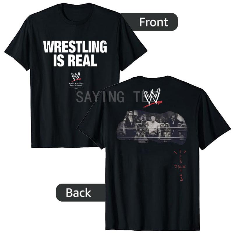 Футболка Travis Scott Wrestling Is Real Чоловіча Мода Графічний одяг для любителя боксу Футболка з коротким рукавом Y2k з написом Боксерський Новинка Подарунок M
Футболка Travis Scott Wrestling Is Real Чоловіча Мода Графічний одяг для любителя боксу Футболка з коротким рукавом Y2k з написом Боксерський Новинка Подарунок M