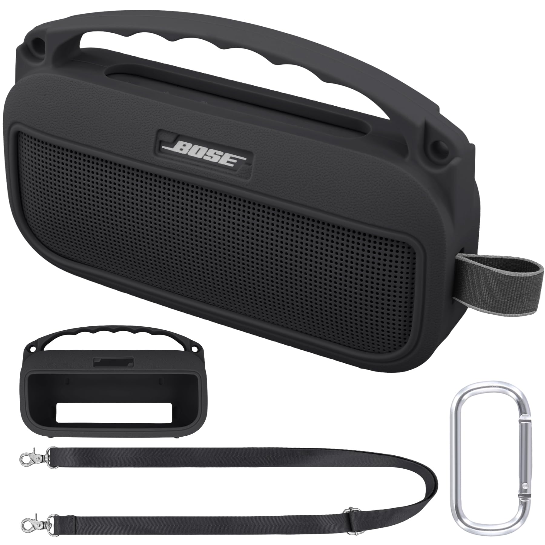 co2CREA Compatible Bose SoundLink Flex2 Portable Speaker LE (2nd Generation)/SoundLink Flex Portable Wireless Speaker Silicone Case, Black (Case Only)
co2CREA Compatible Bose SoundLink Flex2 Portable Speaker LE (2nd Generation)/SoundLink Flex Portable Wireless Speaker Silicone Case, Black (Case Only)