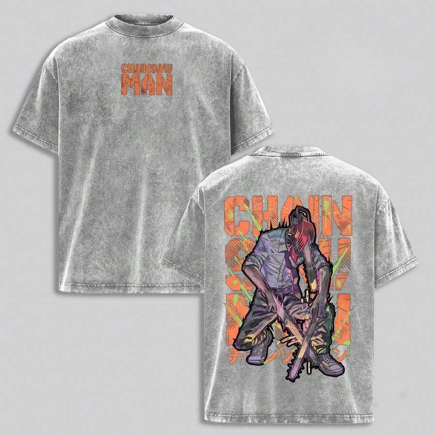 Manga Chainsaw Man Denji Pochita Printed Tee Men Women Clothing Washed Cotton T-shirt Vintage Casual T Shirt Harajuku Tshirt XXL сірий колір
Manga Chainsaw Man Denji Pochita Printed Tee Men Women Clothing Washed Cotton T-shirt Vintage Casual T Shirt Harajuku Tshirt XXL сірий колір