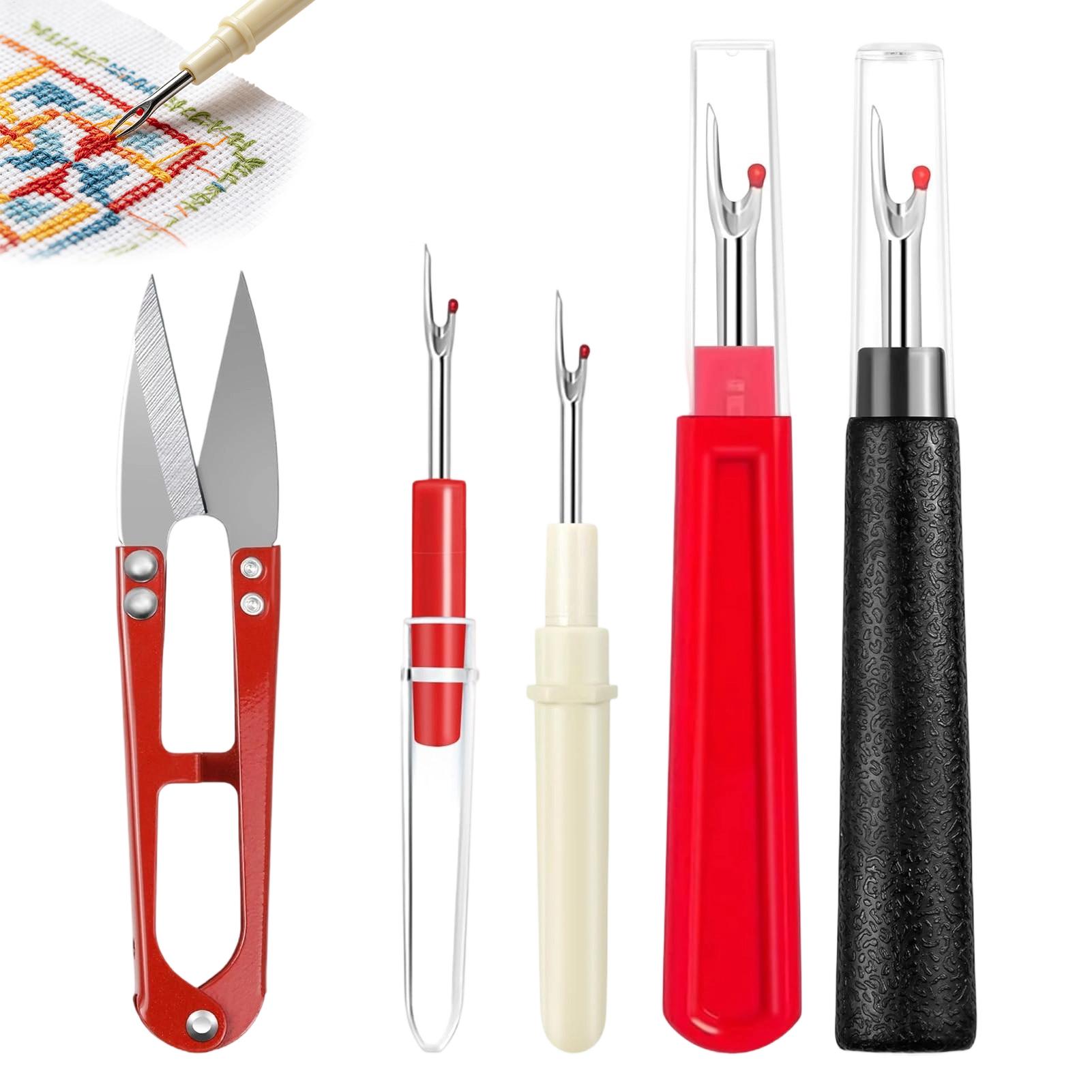 Sewing Seam Ripper 5 Pieces Handy Ergonomic Portable Sewing Thread Ripper for Beginners Experienced Enthusiasts Knitting CN
Sewing Seam Ripper 5 Pieces Handy Ergonomic Portable Sewing Thread Ripper for Beginners Experienced Enthusiasts Knitting CN