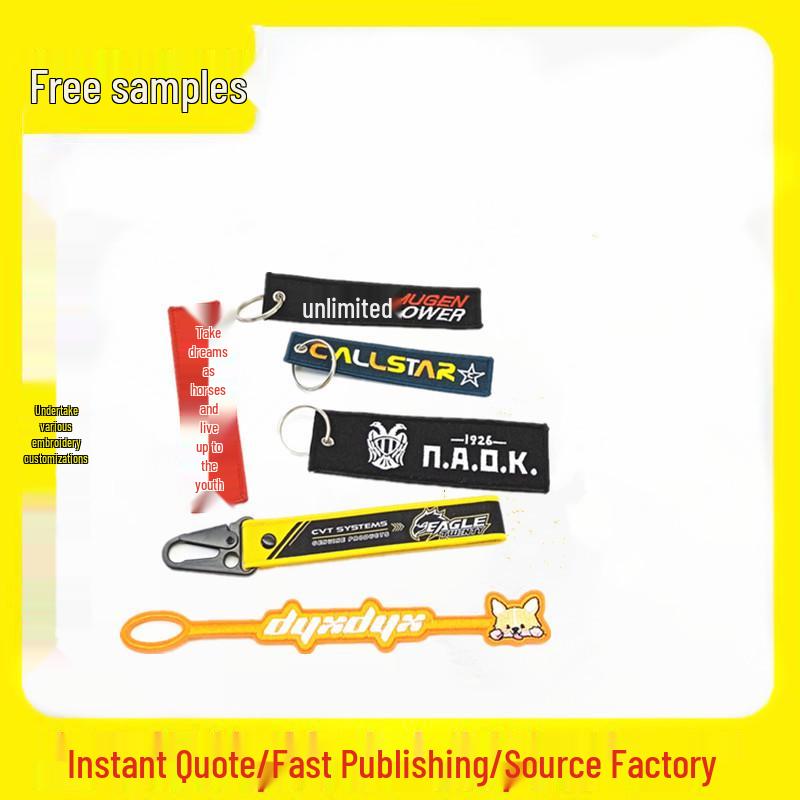 Персонализированный двусторонний вышитый мотоциклетный брелок и подвеска для сумки против потери Customizable разноцветный
Персонализированный двусторонний вышитый мотоциклетный брелок и подвеска для сумки против потери Customizable разноцветный