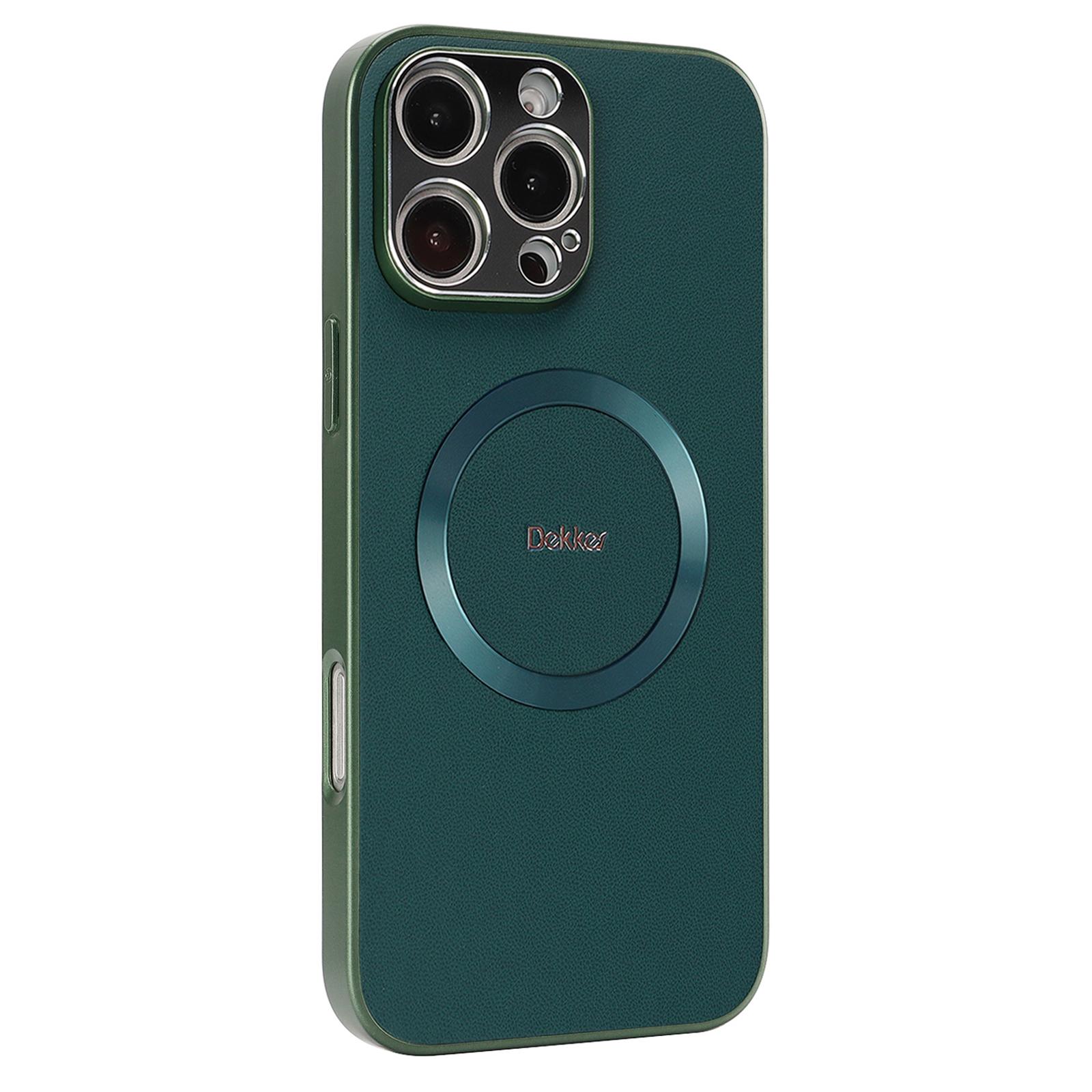 DEKKER For iPhone 16 Pro Case Compatible with MagSafe PU+TPU Phone Back Cover Blue
DEKKER For iPhone 16 Pro Case Compatible with MagSafe PU+TPU Phone Back Cover Blue