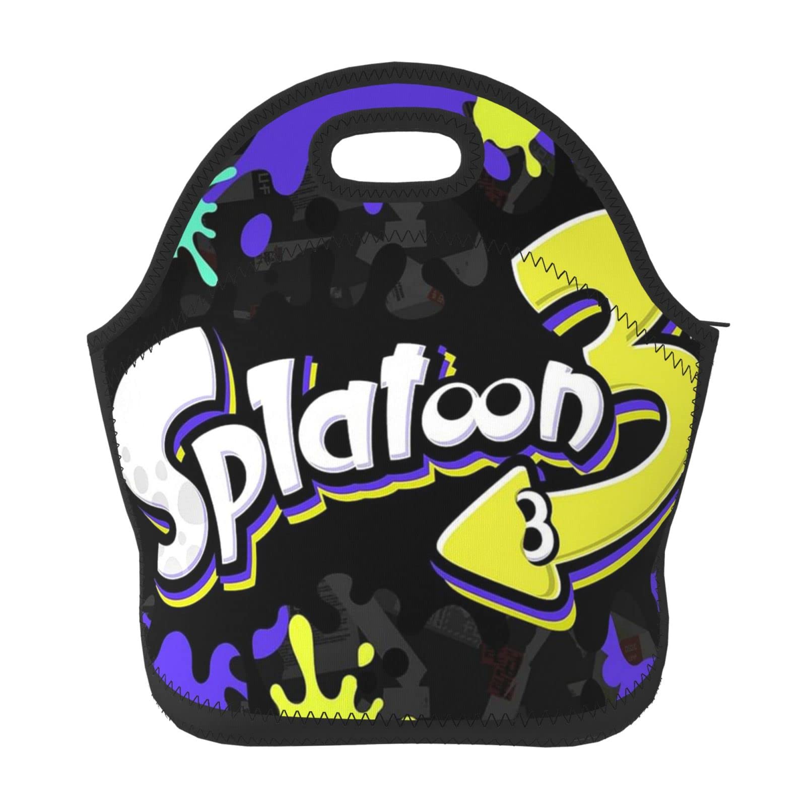 Сумка для ланча Splatoon, черная, ланч-бокс, сумка-холодильник, термоизоляционная, с застежкой-молнией, компактная сумка для ланча, мягкая, сумка-холодильник, эко. Имеет три основных
Сумка для ланча Splatoon, черная, ланч-бокс, сумка-холодильник, термоизоляционная, с застежкой-молнией, компактная сумка для ланча, мягкая, сумка-холодильник, эко. Имеет три основных
