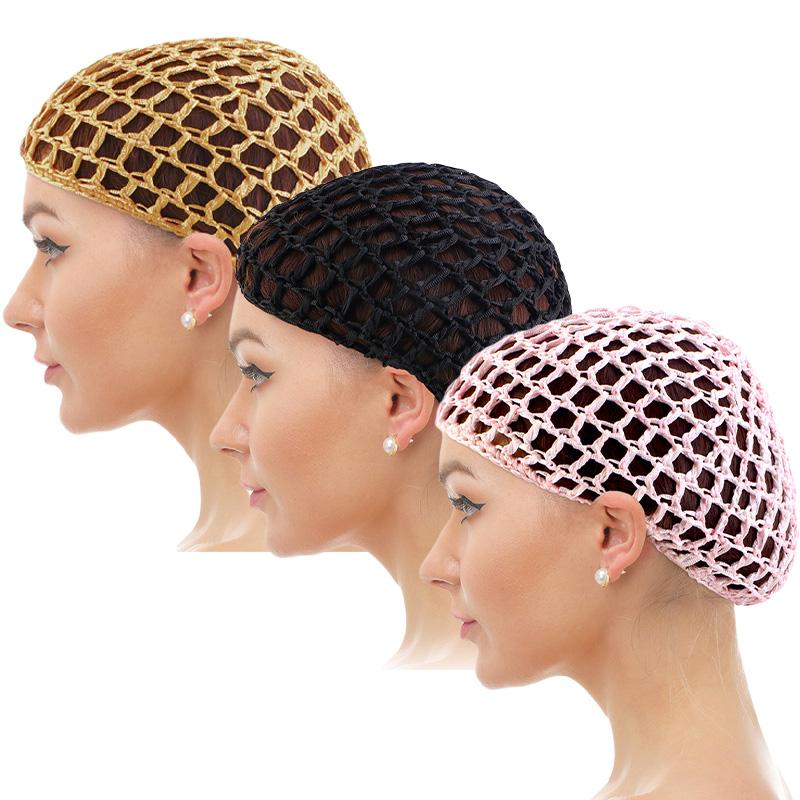 3PCS/LOT Mesh Crochet Hair Net Cap Sleeping Bonnets Snood Hairnets Elastic Bands Wrap Crochet Head Hair Cover Wig One Size
3PCS/LOT Mesh Crochet Hair Net Cap Sleeping Bonnets Snood Hairnets Elastic Bands Wrap Crochet Head Hair Cover Wig One Size