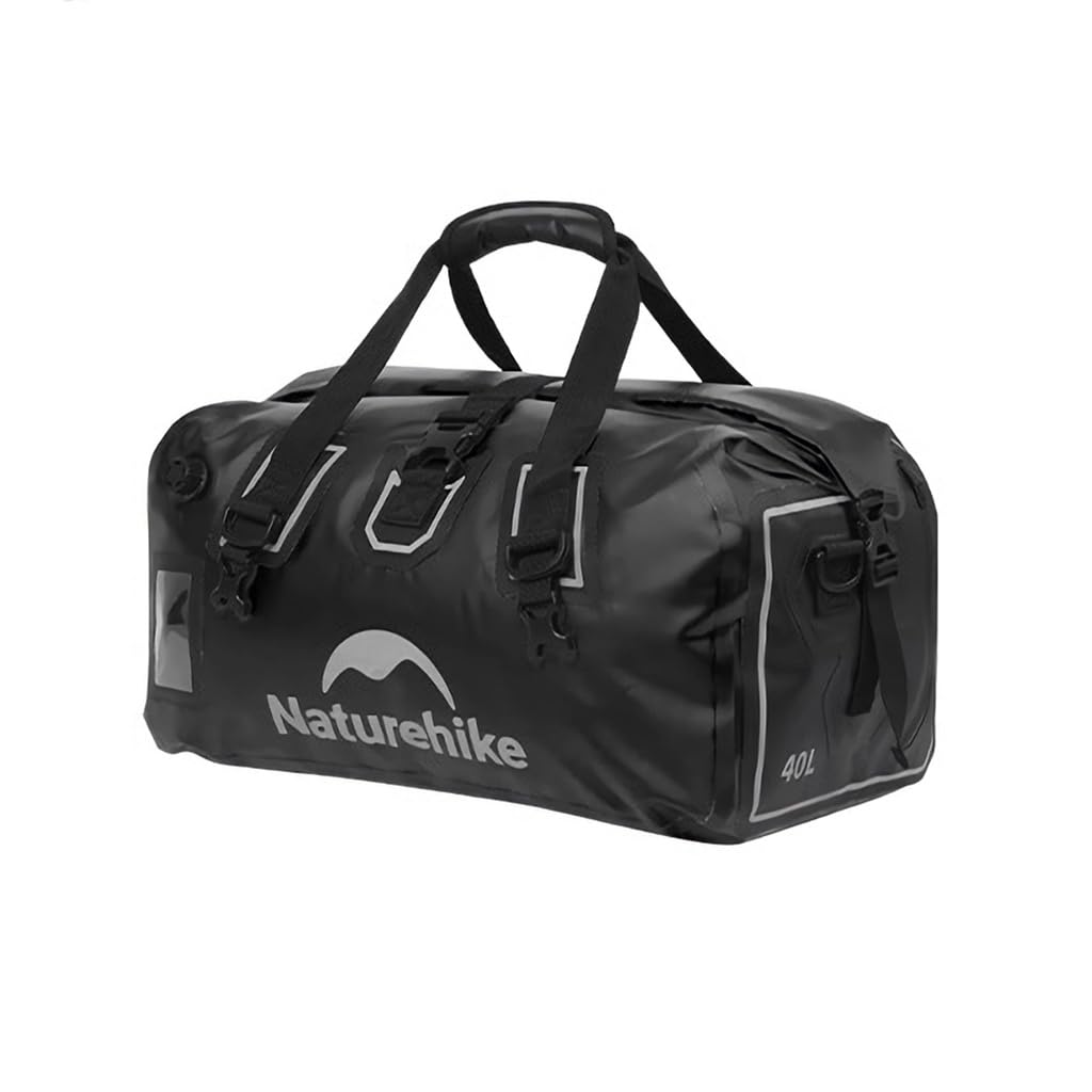 Naturehike Lightweight Waterproof Bag with Shoulder Strap for Hiking, Outdoor Sports, Camping, Swimming, and Rafting (Black, 40L)
Naturehike Lightweight Waterproof Bag with Shoulder Strap for Hiking, Outdoor Sports, Camping, Swimming, and Rafting (Black, 40L)
