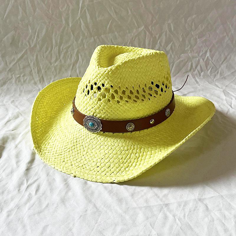 Handmade Summer Straw Hat Women s Men s Hollow Cowboy Hats Punk Large Brim Hat Western Beach Boho Straw Hat Holiday Cap жовтий
Handmade Summer Straw Hat Women s Men s Hollow Cowboy Hats Punk Large Brim Hat Western Beach Boho Straw Hat Holiday Cap жовтий