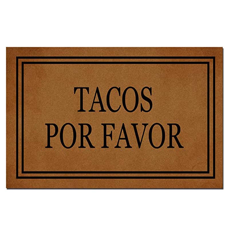 Funny Doormat Custom Indoor Doormat -Tacos Por Favor Doormat Funny Front Mats Home and Office Decorative Entry Rug Garden/Kitche
Funny Doormat Custom Indoor Doormat -Tacos Por Favor Doormat Funny Front Mats Home and Office Decorative Entry Rug Garden/Kitche