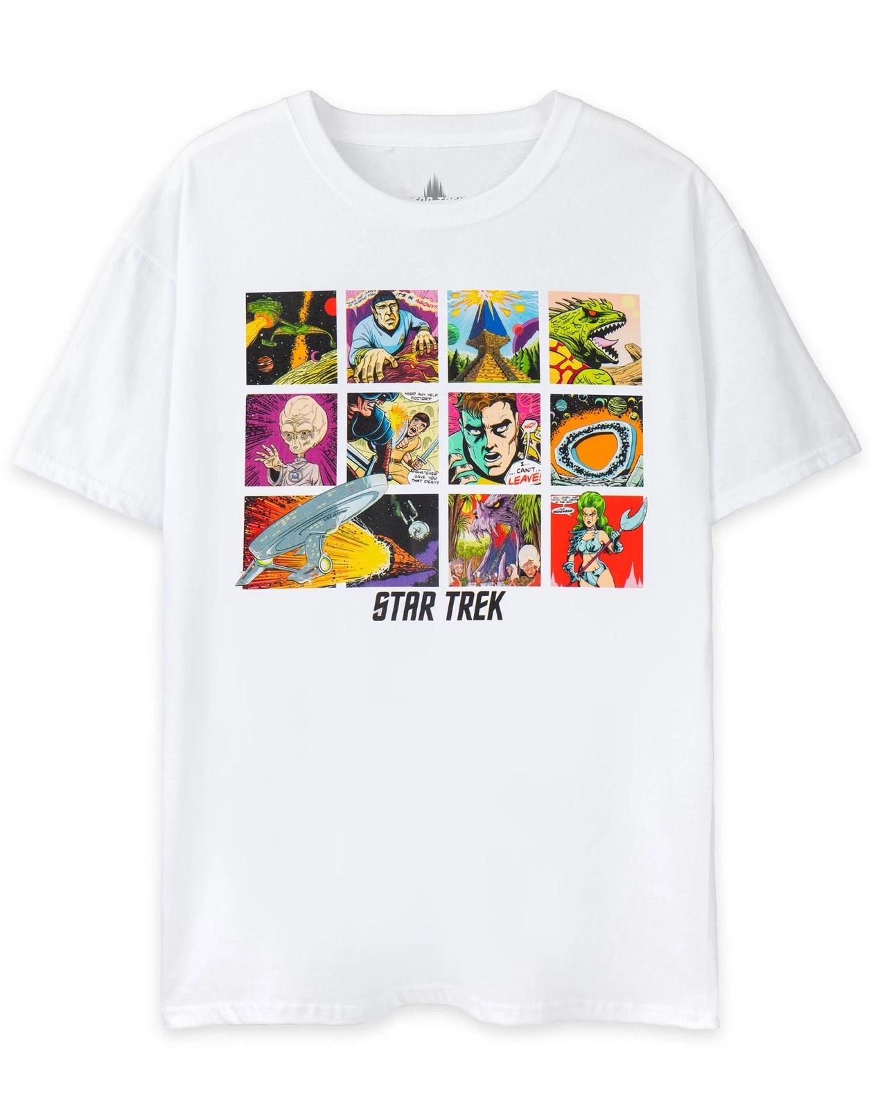 Star Trek White Comic Book Short Sleeved 100% Cotton T-shirt Mens Tees Top Mens XL
Star Trek White Comic Book Short Sleeved 100% Cotton T-shirt Mens Tees Top Mens XL