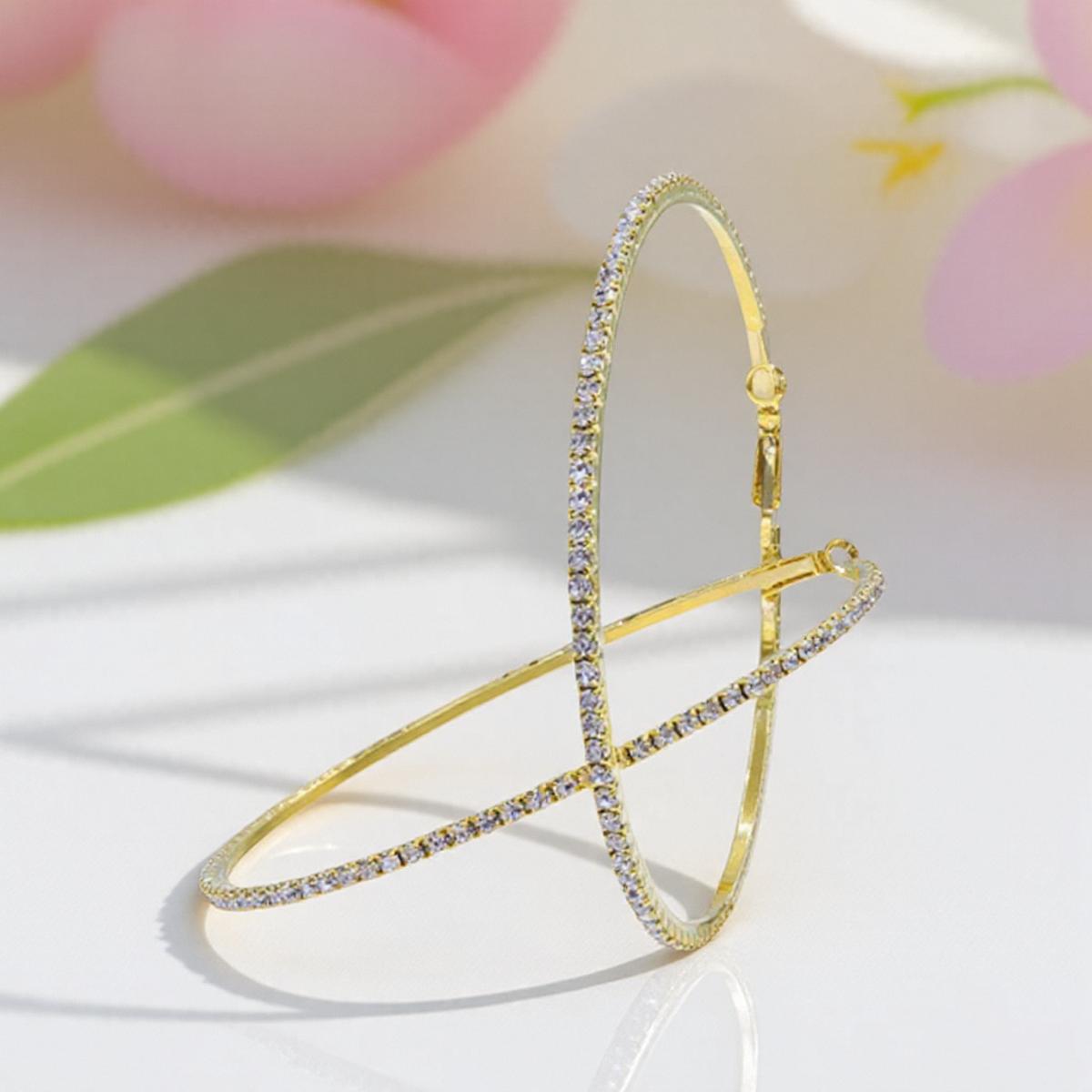 Bridal Wedding Crystal Rhinestone Hoop Earrings Big Hoop Earrings for Women Jewelry Accessories золотий
Bridal Wedding Crystal Rhinestone Hoop Earrings Big Hoop Earrings for Women Jewelry Accessories золотий