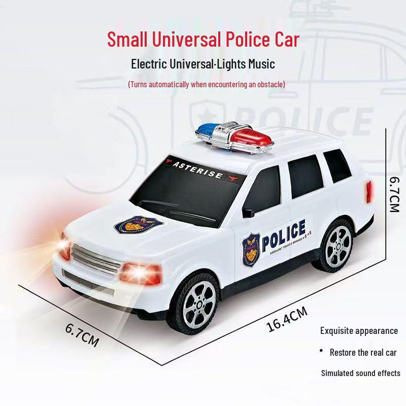 360° Rotating Police Car Toy with Automatic Door Opening
360° Rotating Police Car Toy with Automatic Door Opening