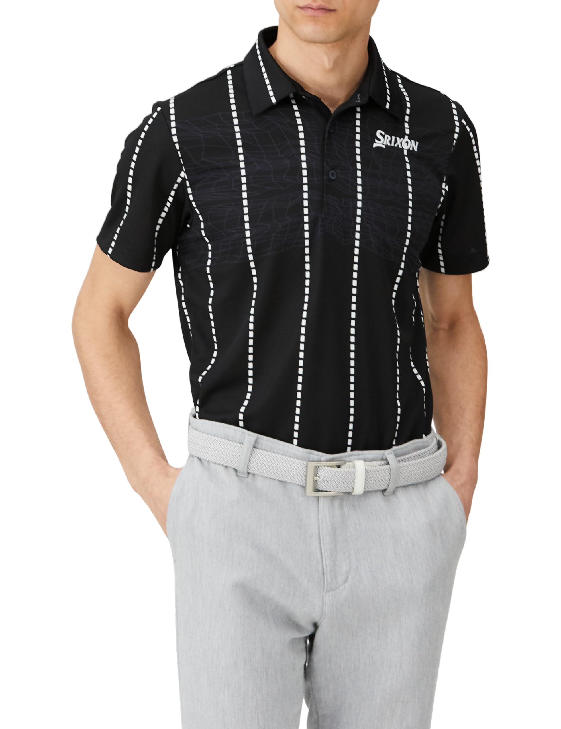 Short Sleeve Shirt Matsuyama Pro Replica Panel Stripe Print SUNSCREEN Cooling Effect Heat Shielding Sweat Absorbent Quick Drying UV CUT Golf RGMXJA15
Short Sleeve Shirt Matsuyama Pro Replica Panel Stripe Print SUNSCREEN Cooling Effect Heat Shielding Sweat Absorbent Quick Drying UV CUT Golf RGMXJA15