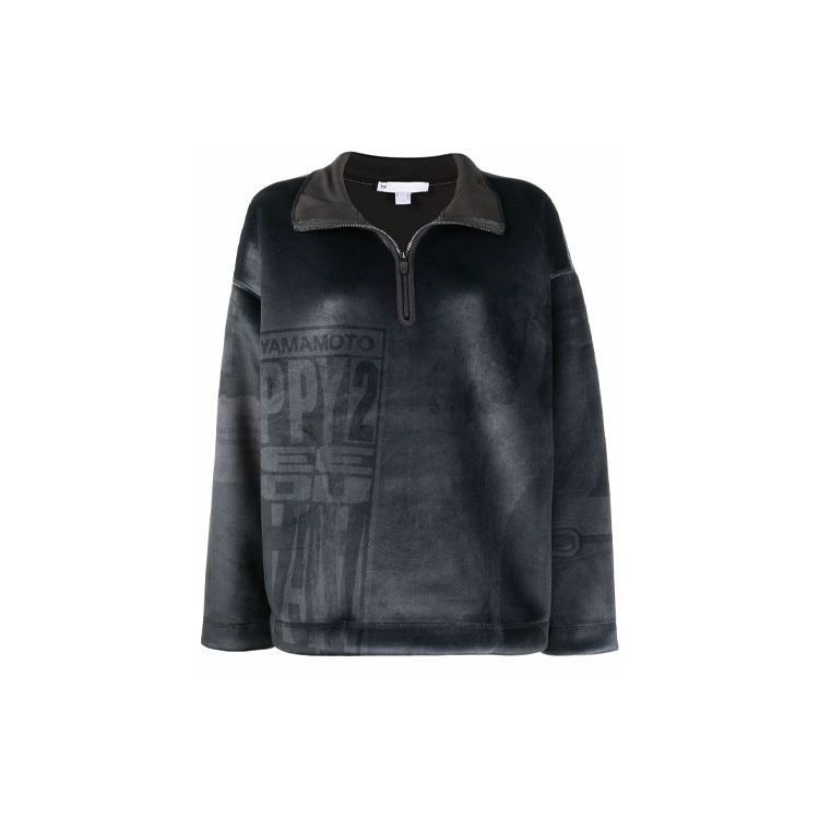 Y-3 Logo Print Solid Color Fleece Stand Collar Loose Sweater Women sweater Black HB3374 S
Y-3 Logo Print Solid Color Fleece Stand Collar Loose Sweater Women sweater Black HB3374 S