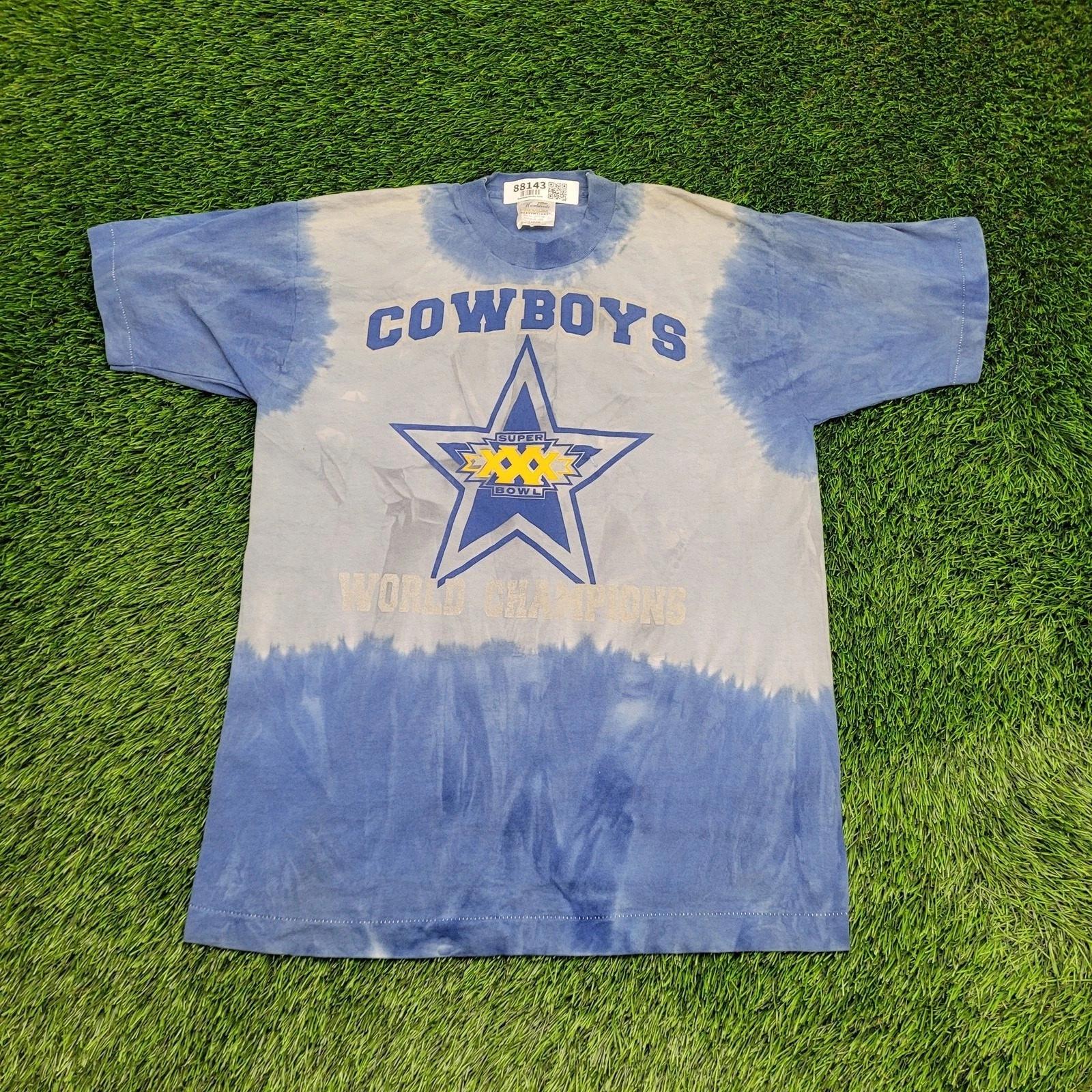 Vintage 90s Dallas Cowboy Shirt M/L 21x27 Blue Gray Tie-Dye S
Vintage 90s Dallas Cowboy Shirt M/L 21x27 Blue Gray Tie-Dye S