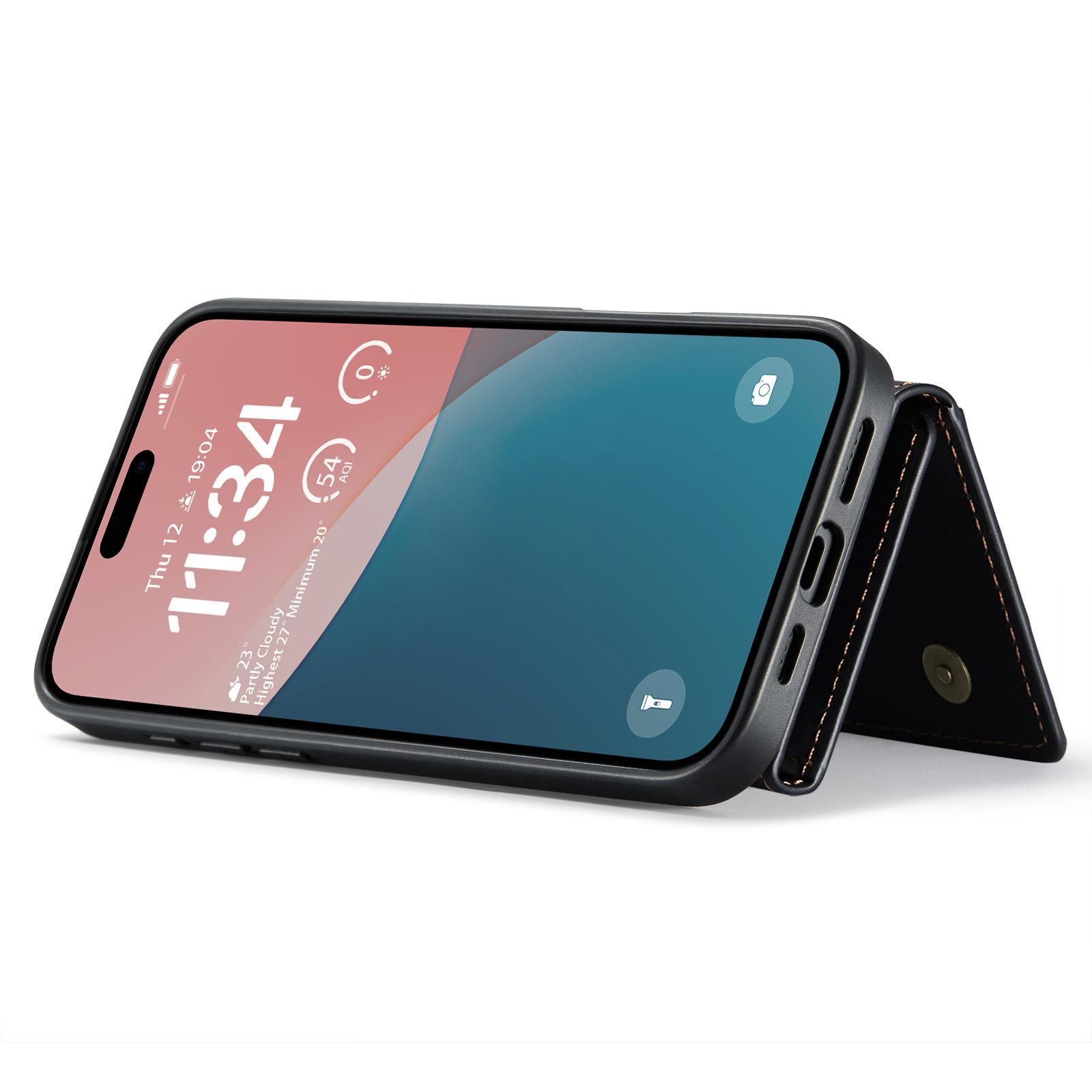 DG.MING M2 Series for iPhone 16 Plus Case PU+PC+TPU Phone Cover Detachable Wallet Black
DG.MING M2 Series for iPhone 16 Plus Case PU+PC+TPU Phone Cover Detachable Wallet Black