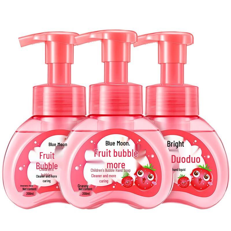 Blue Moon Kids Strawberry Foam Hand Soap (3 x 200ml) 200ml
Blue Moon Kids Strawberry Foam Hand Soap (3 x 200ml) 200ml