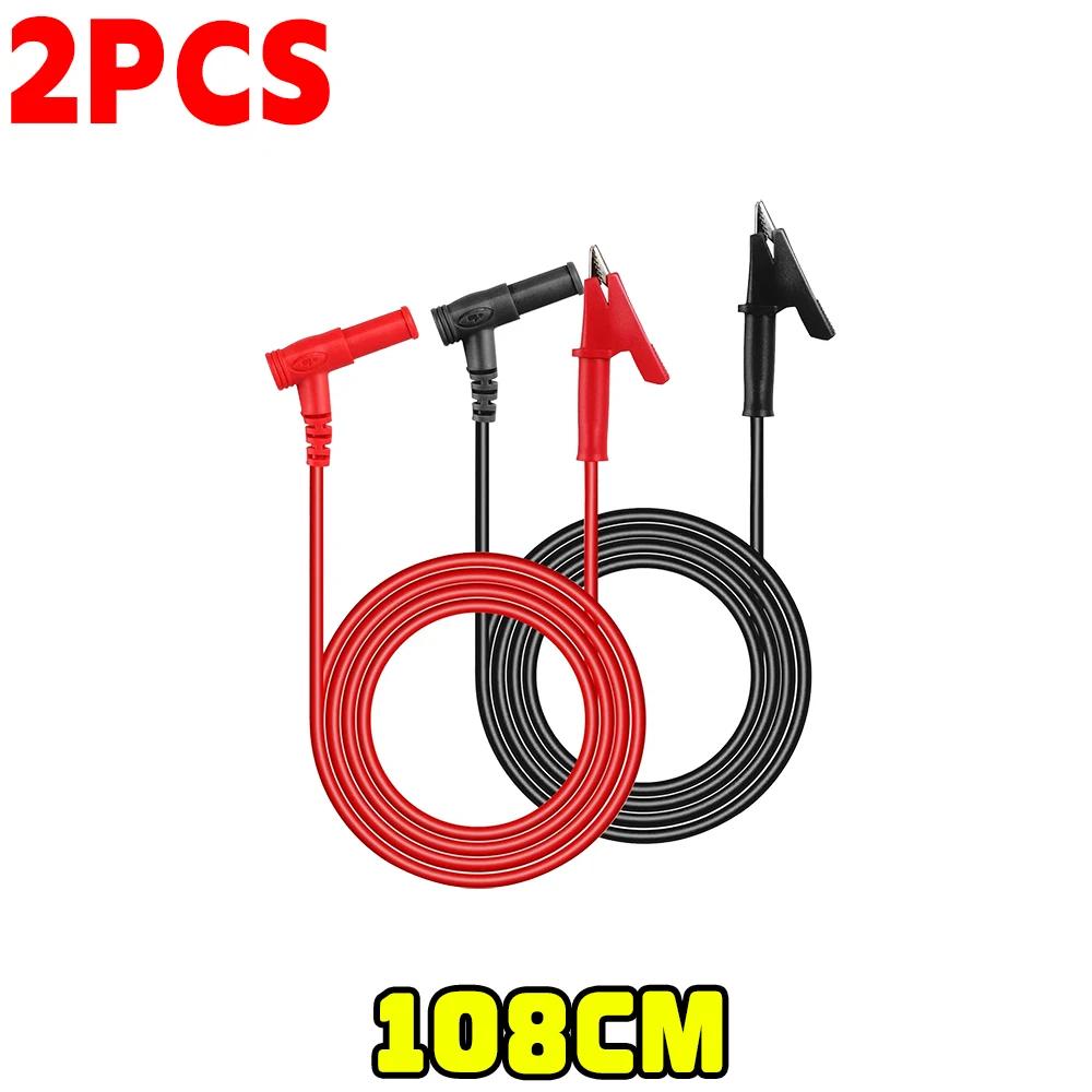 108CM Dual Probe Multimeter Testing Leads Insulated Alligator Clip To Banana Plug Measure Tool 20A 1000V Triangle Clip Cable
108CM Dual Probe Multimeter Testing Leads Insulated Alligator Clip To Banana Plug Measure Tool 20A 1000V Triangle Clip Cable