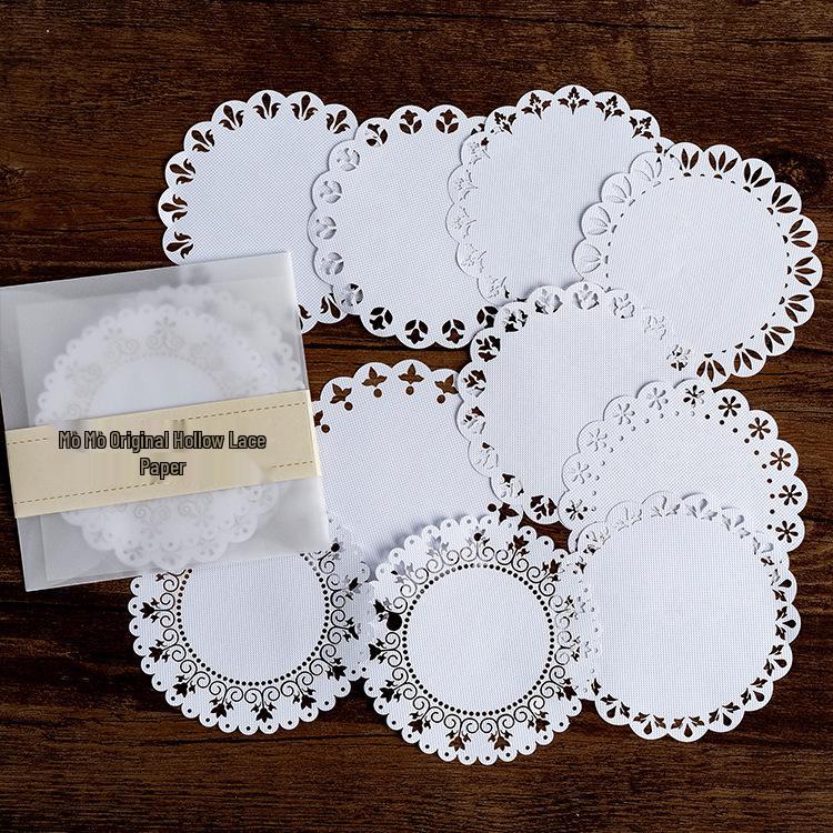 Alice s Tea Party Retro Journal Decor: Hollow Lace Paper DIY Collage Materials
Alice s Tea Party Retro Journal Decor: Hollow Lace Paper DIY Collage Materials