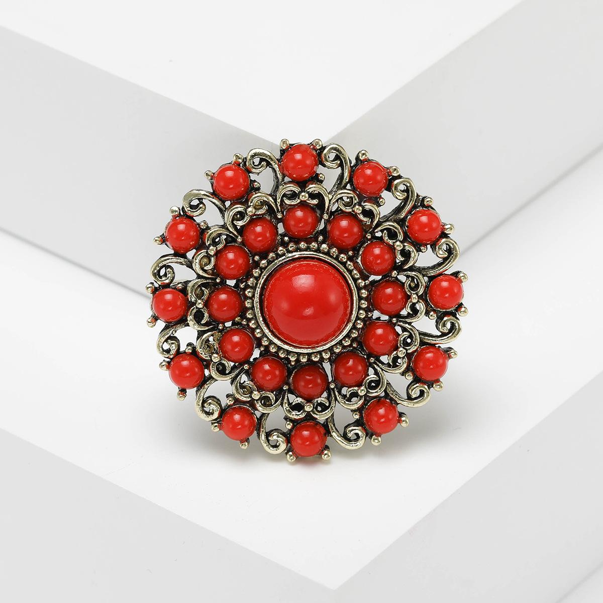 Брошь в стиле барокко в стиле ретро, турецкая синяя брошь, модные аксессуары