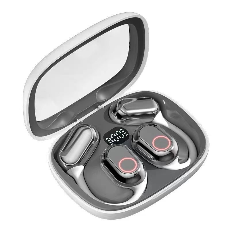 New non-in-ear Bluetooth headset, heavy bass bone conduction, wireless sports hanging ear type, suitable for Apple and Huawei
New non-in-ear Bluetooth headset, heavy bass bone conduction, wireless sports hanging ear type, suitable for Apple and Huawei