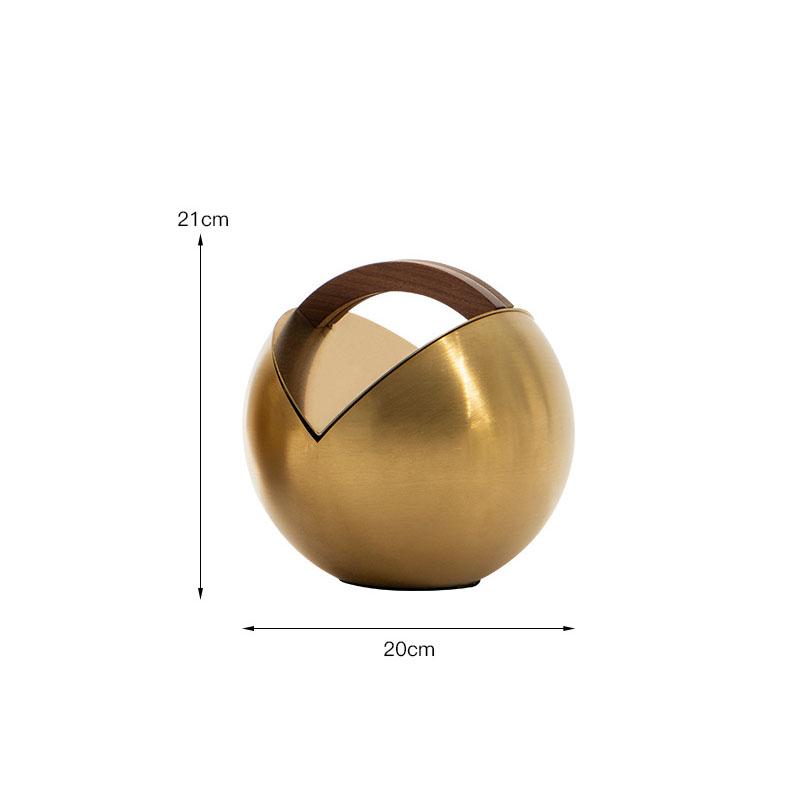 Golden Spherical Geometric Ornaments with Wooden Handle Desk Decoration Abstract Artwork Crafts Sculpture Room Aesthetics Decor
Golden Spherical Geometric Ornaments with Wooden Handle Desk Decoration Abstract Artwork Crafts Sculpture Room Aesthetics Decor
