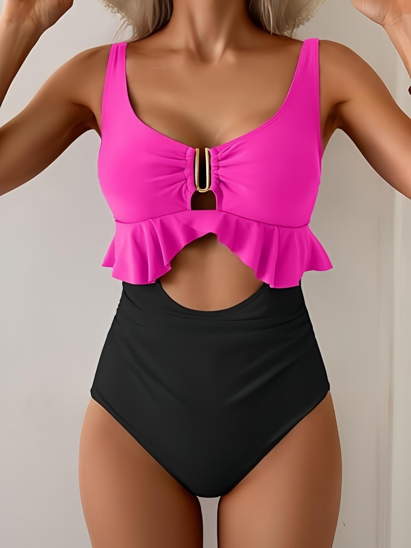 Elegant Micro-Revealing U-Neck Triangle Bikini Tankini - Women s High-Waisted, Hip-Covering, Tummy-Concealing Swimsuit. Extra Extra Large рожевий
Elegant Micro-Revealing U-Neck Triangle Bikini Tankini - Women s High-Waisted, Hip-Covering, Tummy-Concealing Swimsuit. Extra Extra Large рожевий
