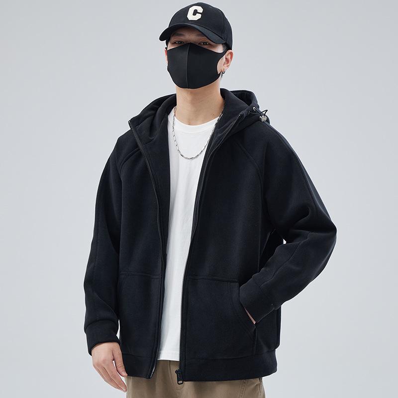 Мужской флисовый кардиган с капюшоном: Однотонный, с подкладкой и утолщенный для весны, осени и зимы 2025 года. XL 145-165 lbs
Мужской флисовый кардиган с капюшоном: Однотонный, с подкладкой и утолщенный для весны, осени и зимы 2025 года. XL 145-165 lbs