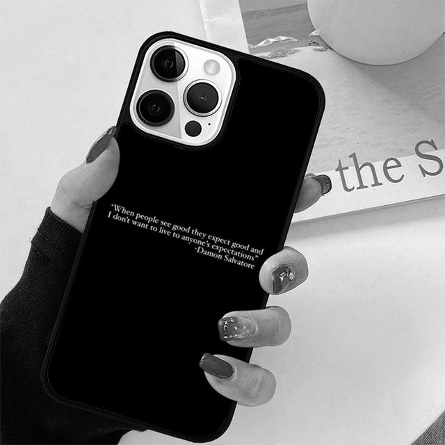 Чехол для телефона с цитатами из Дневников вампира, задняя крышка для iPhone 17 Air 16 15 14 13 11 12 Pro Max Plus, чехол iPhone 13
Чехол для телефона с цитатами из Дневников вампира, задняя крышка для iPhone 17 Air 16 15 14 13 11 12 Pro Max Plus, чехол iPhone 13