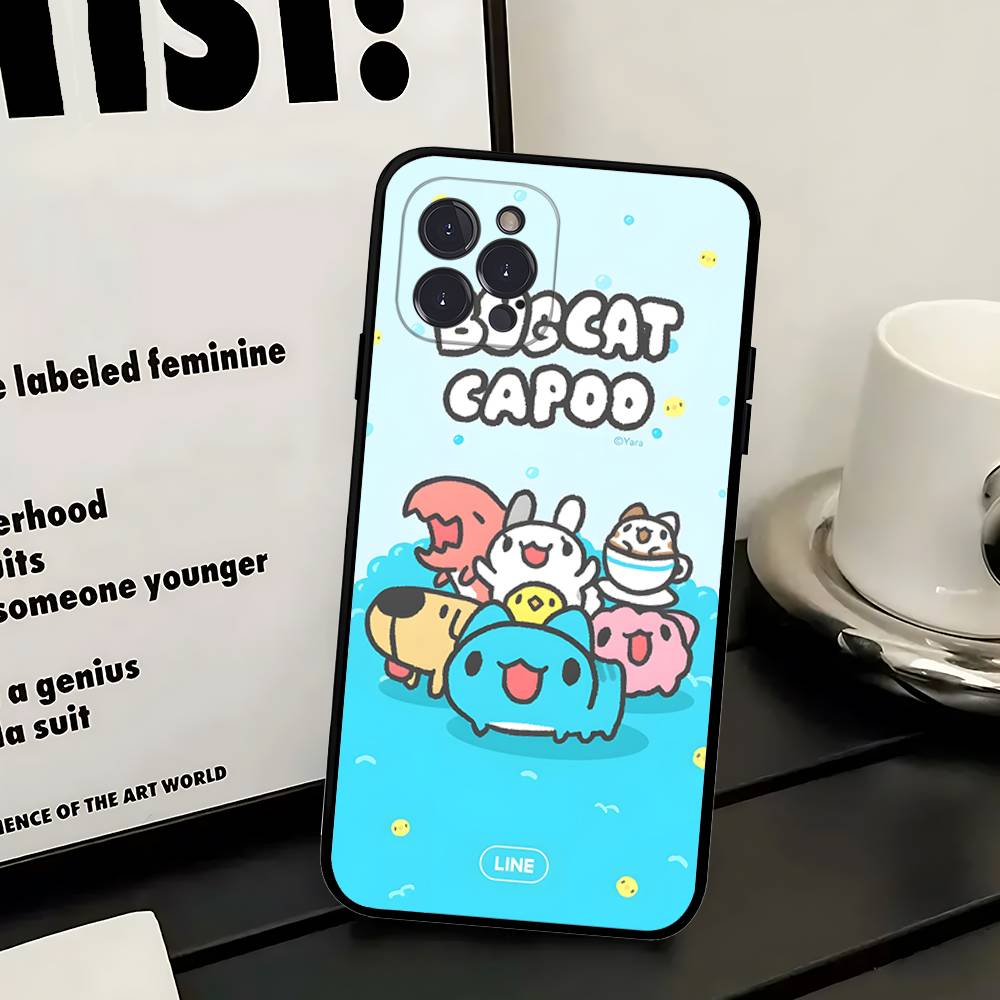 Bugcat Capoo Cute Phone Case For Iphone 17 16 15 14 13 12 11 Pro Max Plus Black Shell Cover Case iPhone 16
Bugcat Capoo Cute Phone Case For Iphone 17 16 15 14 13 12 11 Pro Max Plus Black Shell Cover Case iPhone 16