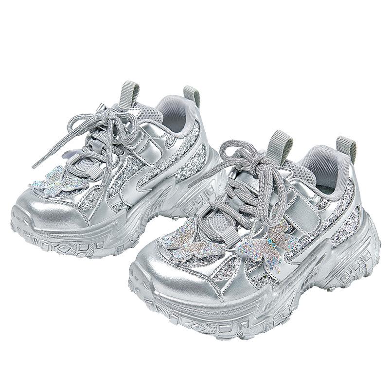 Silver Laser Princess Girls Autumn 2025 Dad Sneakers - Casual Sports Tire-Style Shoes for Kids 34 срібний
Silver Laser Princess Girls Autumn 2025 Dad Sneakers - Casual Sports Tire-Style Shoes for Kids 34 срібний