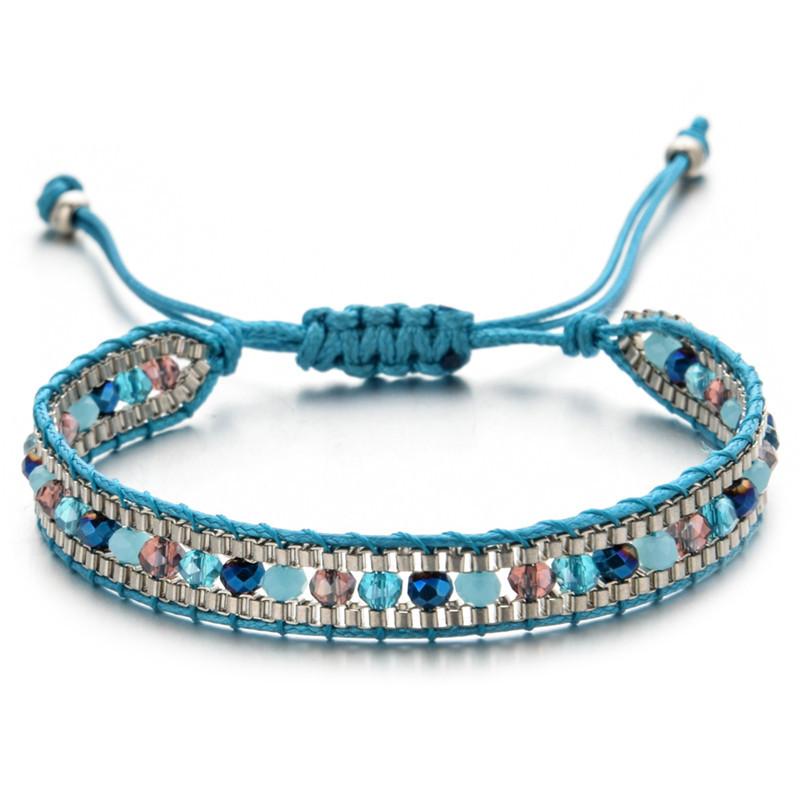Bohemian Ethnic Style Rope Weaving Natural Stone Adjustable Couple Bracelet for Women Charm Cute Handmade Bangle Jewelry Gift
Bohemian Ethnic Style Rope Weaving Natural Stone Adjustable Couple Bracelet for Women Charm Cute Handmade Bangle Jewelry Gift