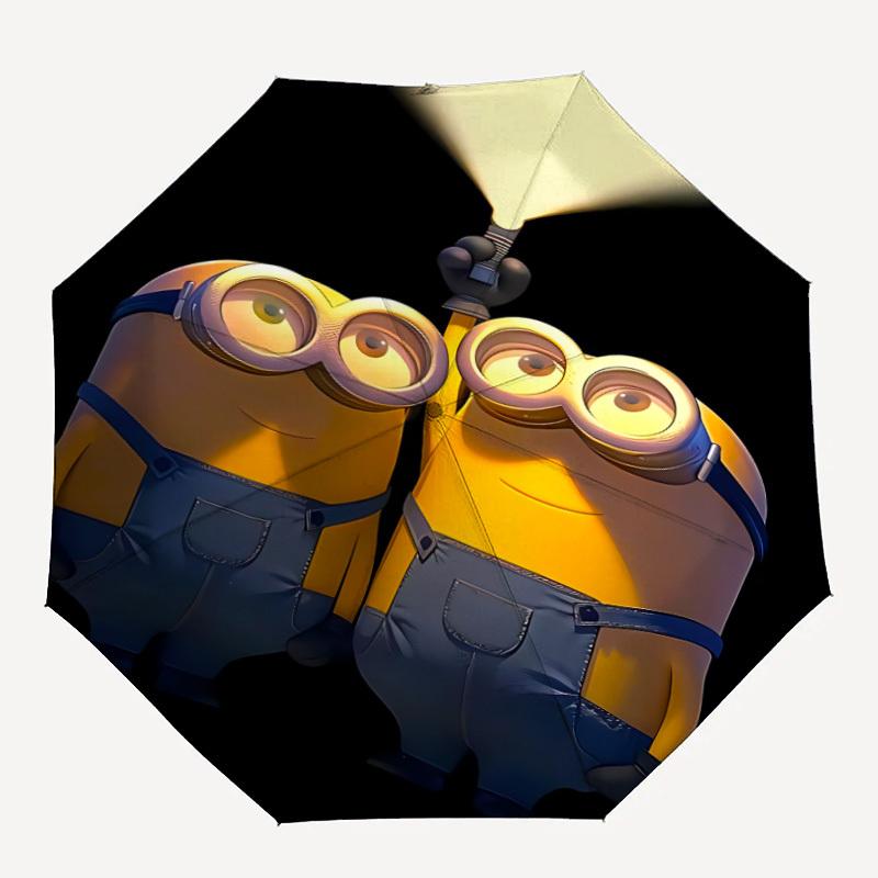 1pc Minions Night Automatic Umbrella 8 Rib Portable Folding Black Iron Frame for Outdoor, Beach, Travel, Beach Umbrella 175
1pc Minions Night Automatic Umbrella 8 Rib Portable Folding Black Iron Frame for Outdoor, Beach, Travel, Beach Umbrella 175