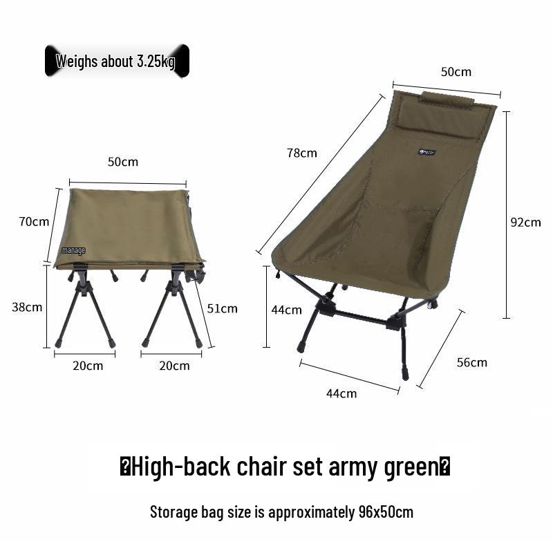 Explorer Outdoor Folding Set: Portable Moon Chair, Camping Picnic Stool, Beach Chair, Fishing Chair.
Explorer Outdoor Folding Set: Portable Moon Chair, Camping Picnic Stool, Beach Chair, Fishing Chair.