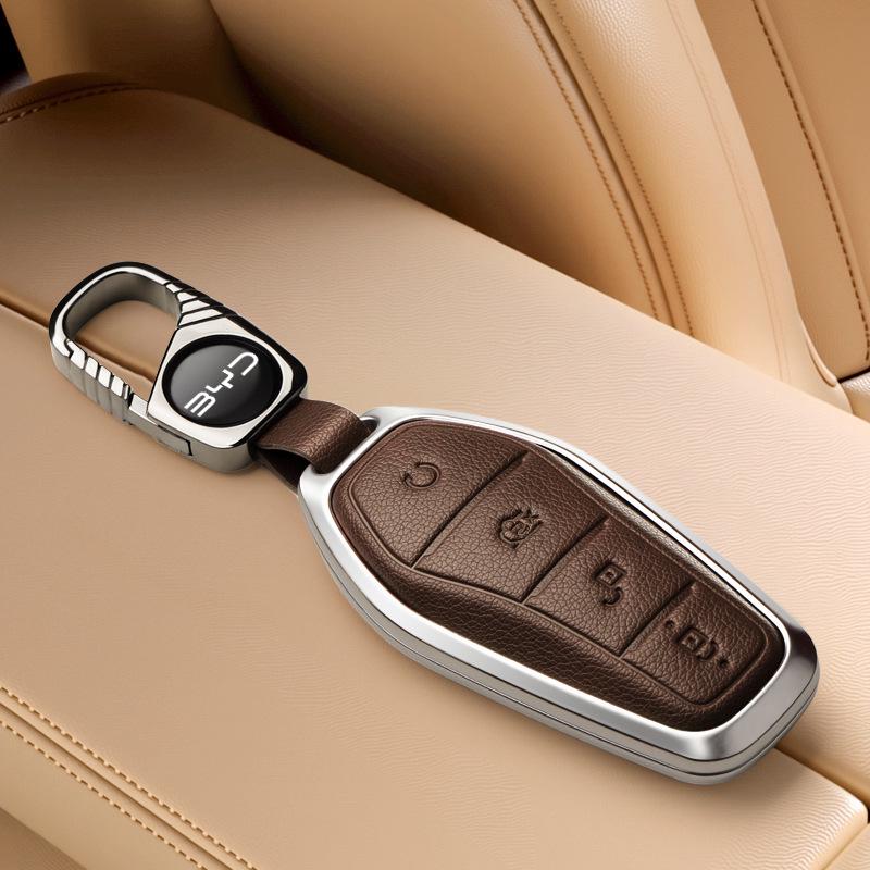 Compatible Key Case for BYD Models: Qin Plus DMI, Yuan Plus, Song Pro, Dolphin, E3, Han, E9, Tang, E2, Seal
Compatible Key Case for BYD Models: Qin Plus DMI, Yuan Plus, Song Pro, Dolphin, E3, Han, E9, Tang, E2, Seal