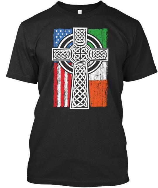 Irish American Flag T-Shirt Made in the USA Size S to 5XL 2XL
Irish American Flag T-Shirt Made in the USA Size S to 5XL 2XL