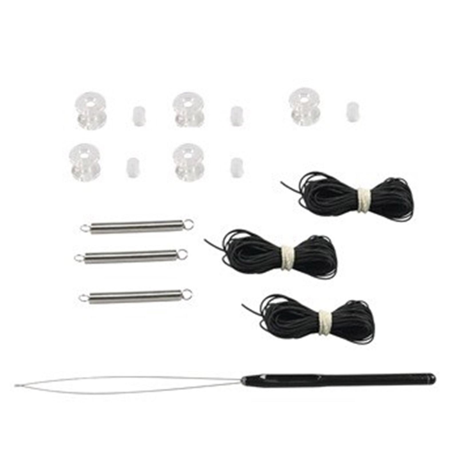 RVs Pleated Shade Repair Kit, Campers Window Shade Blind String Repair Replacement Kit for Travel Trailer чорний
RVs Pleated Shade Repair Kit, Campers Window Shade Blind String Repair Replacement Kit for Travel Trailer чорний