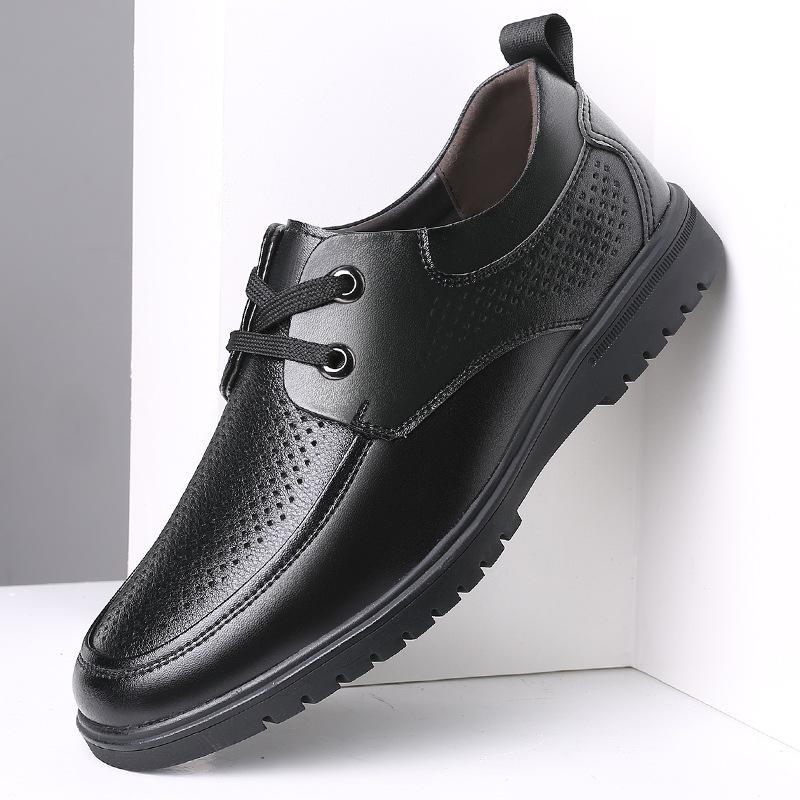 Men s casual leather shoes Korean version 2025 spring cowhide British youth soft sole soft surface summer hollow low-top leather shoes 38 чорний
Men s casual leather shoes Korean version 2025 spring cowhide British youth soft sole soft surface summer hollow low-top leather shoes 38 чорний