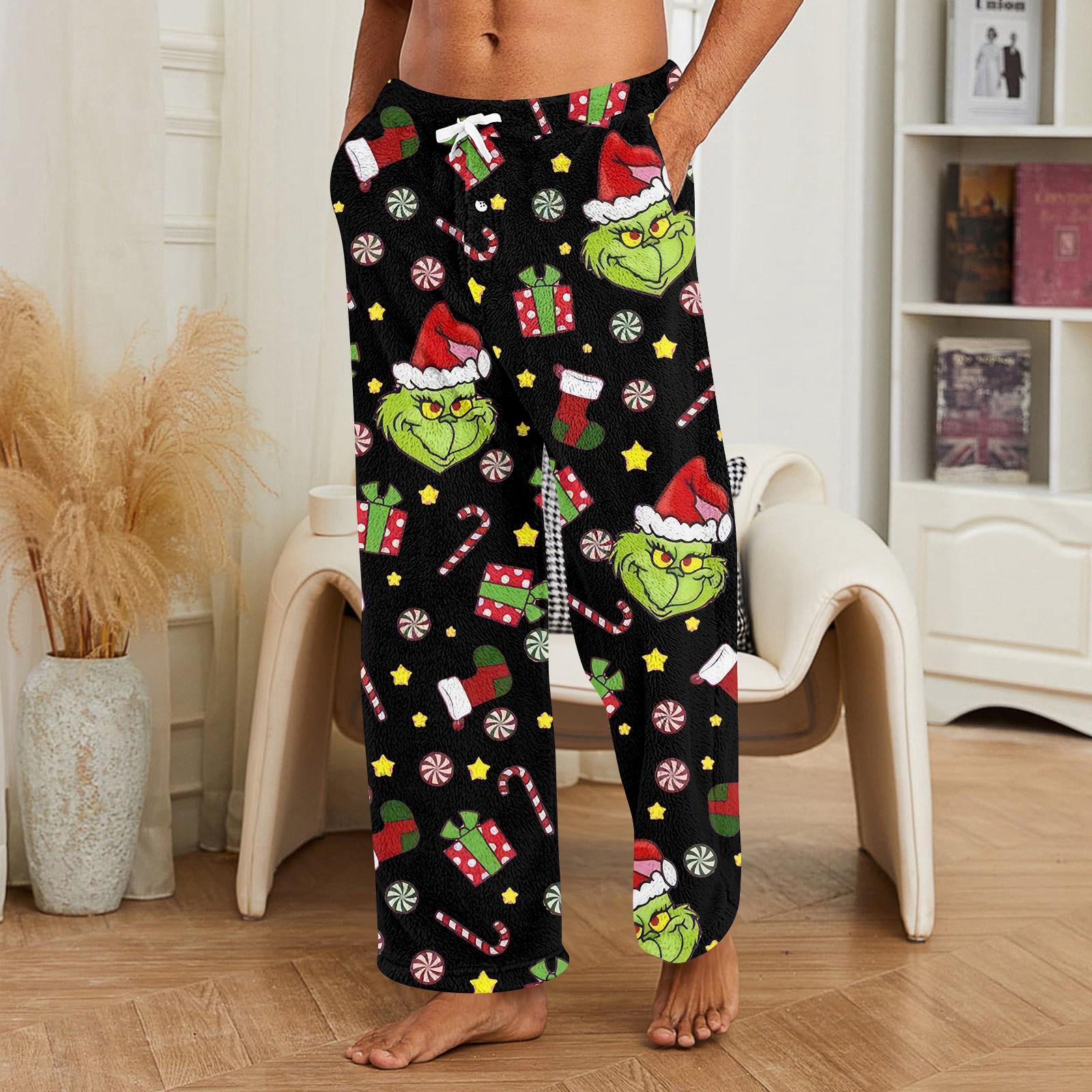 Мужские домашние брюки с принтом по всей поверхности, пижамные брюки для сна, длинные брюки, пижамные брюки XXL чёрный
Мужские домашние брюки с принтом по всей поверхности, пижамные брюки для сна, длинные брюки, пижамные брюки XXL чёрный
