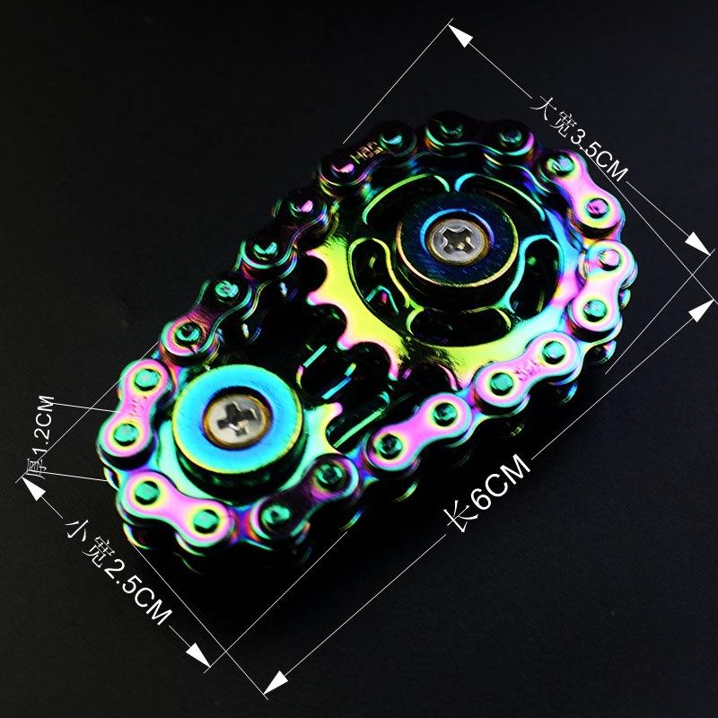 EDC Metal Gear Chain Fidget Spinner Roller Alloy Relieve Stress Reducing Toys Antistresse Decompression Handle Rotating Adults
EDC Metal Gear Chain Fidget Spinner Roller Alloy Relieve Stress Reducing Toys Antistresse Decompression Handle Rotating Adults