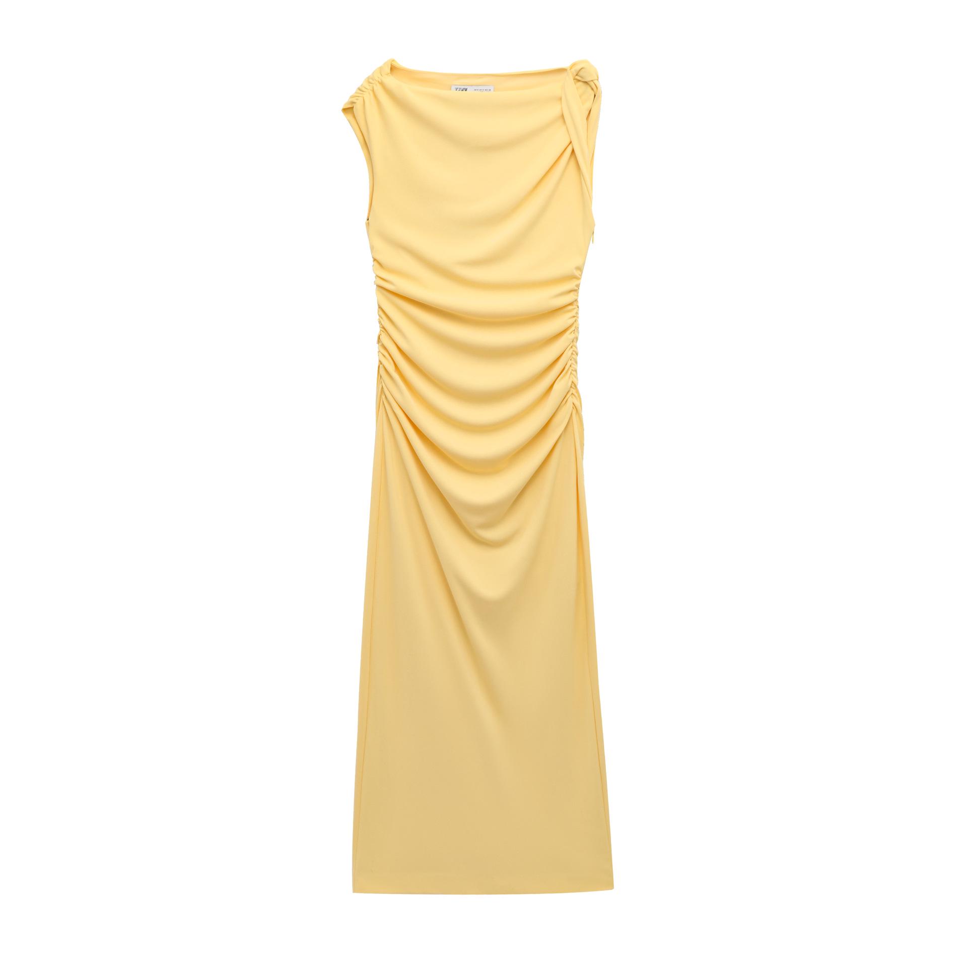 2025 Spring Women s Asymmetrical Pleated Satin Midi Dress - Resort Style, High-End Elegance Medium
2025 Spring Women s Asymmetrical Pleated Satin Midi Dress - Resort Style, High-End Elegance Medium