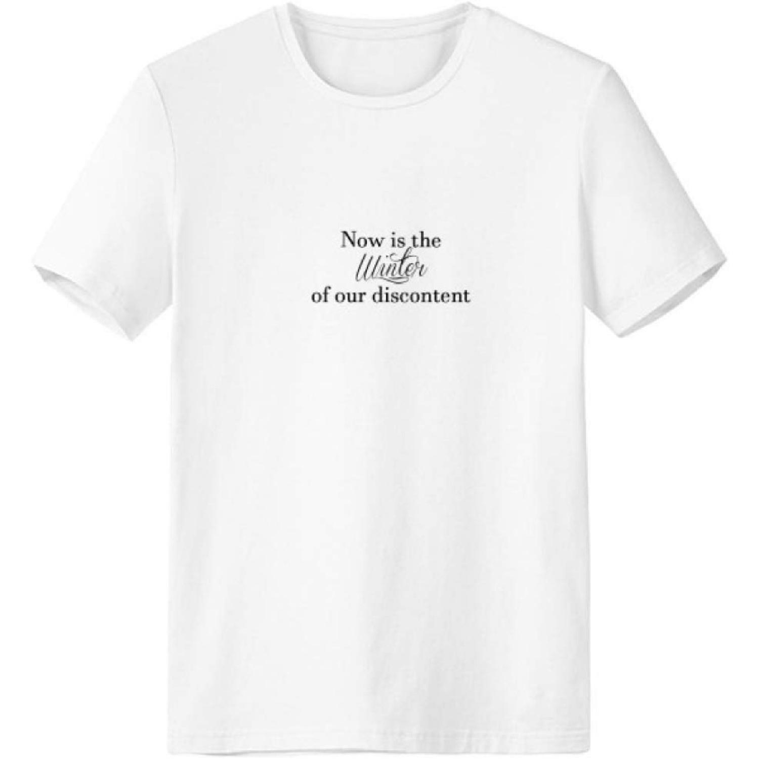Now is The Winter Shakespeare Quote T-Shirt Workwear Pocket Short Sleeve Sport Clothing XXXXXL білий
Now is The Winter Shakespeare Quote T-Shirt Workwear Pocket Short Sleeve Sport Clothing XXXXXL білий