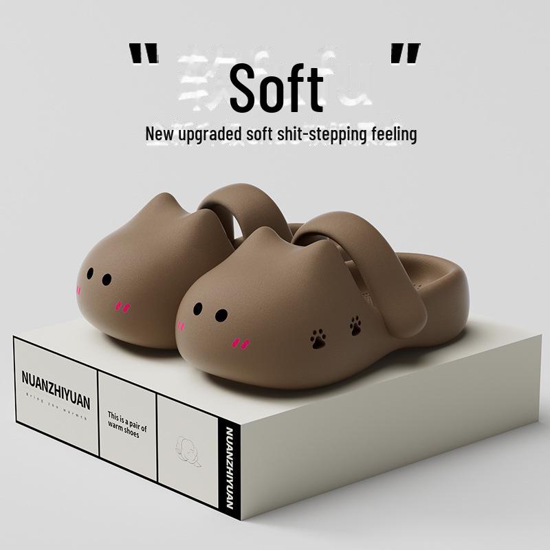 Жіночі сандалі EVA для активного відпочинку: Милі котячі тапочки на зручній товстій підошві для дівчаток.
Жіночі сандалі EVA для активного відпочинку: Милі котячі тапочки на зручній товстій підошві для дівчаток.