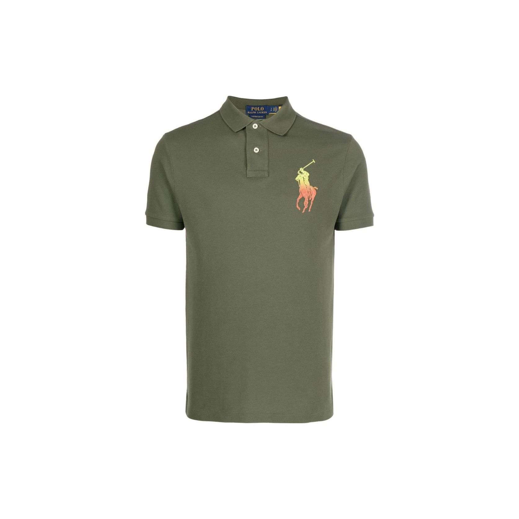 Polo Ralph Lauren SS23 Logo Gradient Embroidered Vertical Button Short Sleeve Polo Shirt Men Polo Shirts Olive-Green 710890779-003 XL
Polo Ralph Lauren SS23 Logo Gradient Embroidered Vertical Button Short Sleeve Polo Shirt Men Polo Shirts Olive-Green 710890779-003 XL