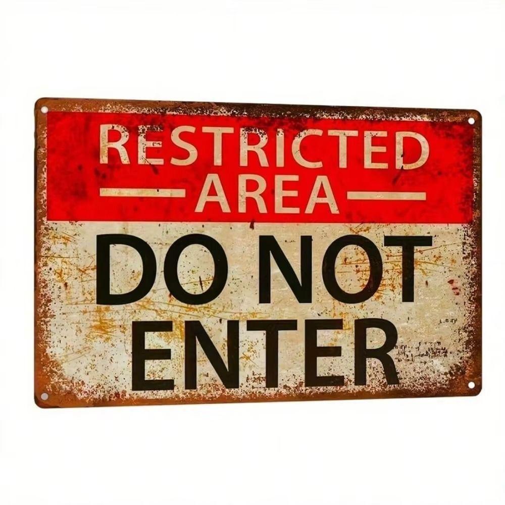 Metal Sign Wall Art Decor 20x30cm
Metal Sign Wall Art Decor 20x30cm